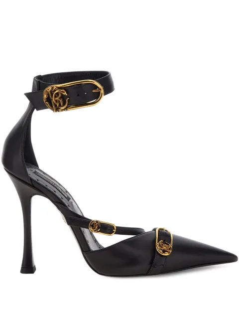 Roberto Cavalli sandalias con placa Monogram RC