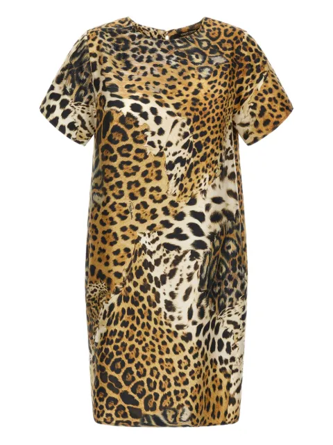 Roberto Cavalli leopard-print mini dress