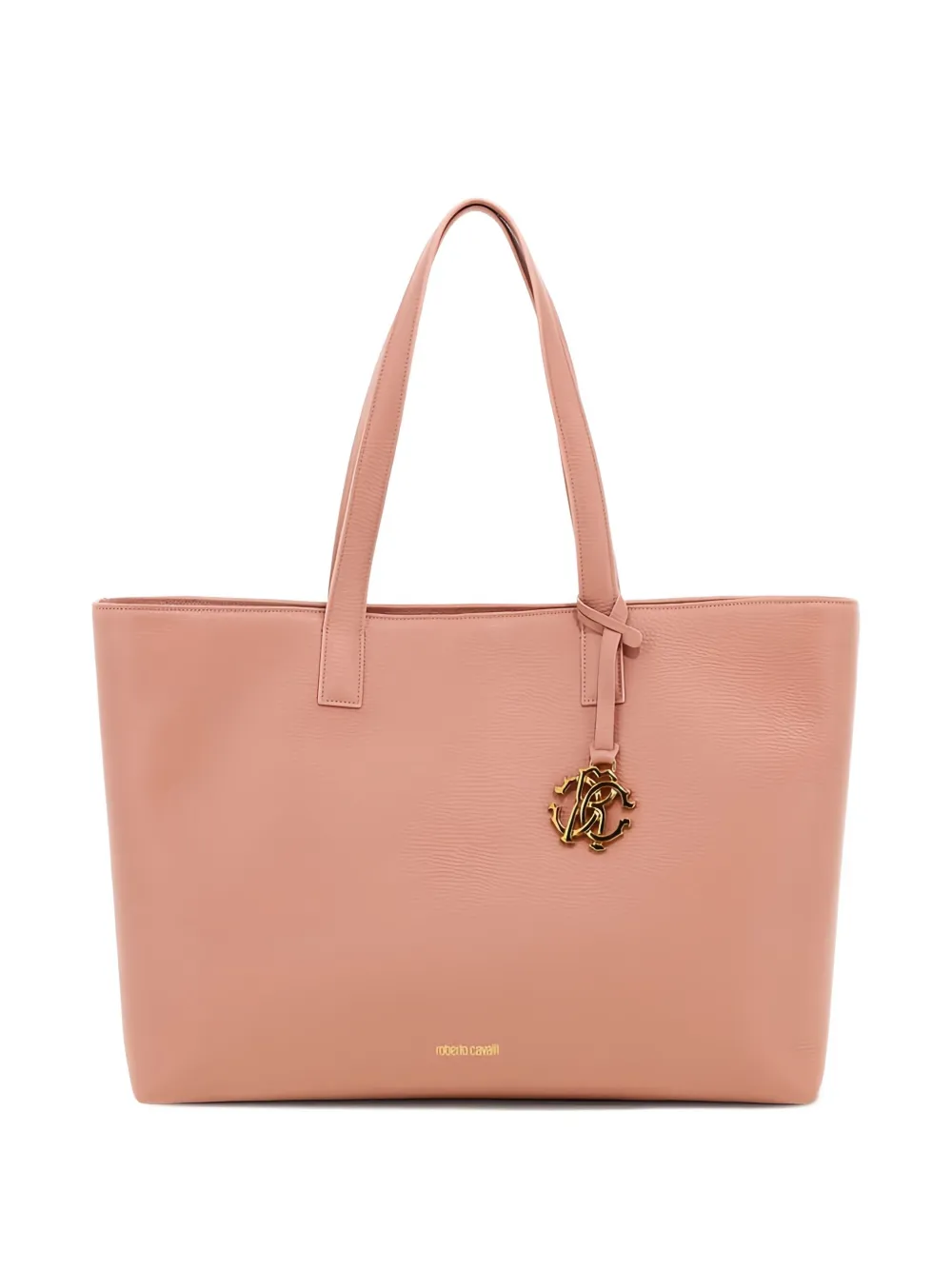 Roberto Cavalli leather logo-plaque tote bag | Pink | Image 1