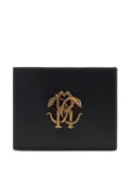 Roberto Cavalli leather card holder - Black