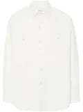 LEMAIRE twill cotton shirt - White