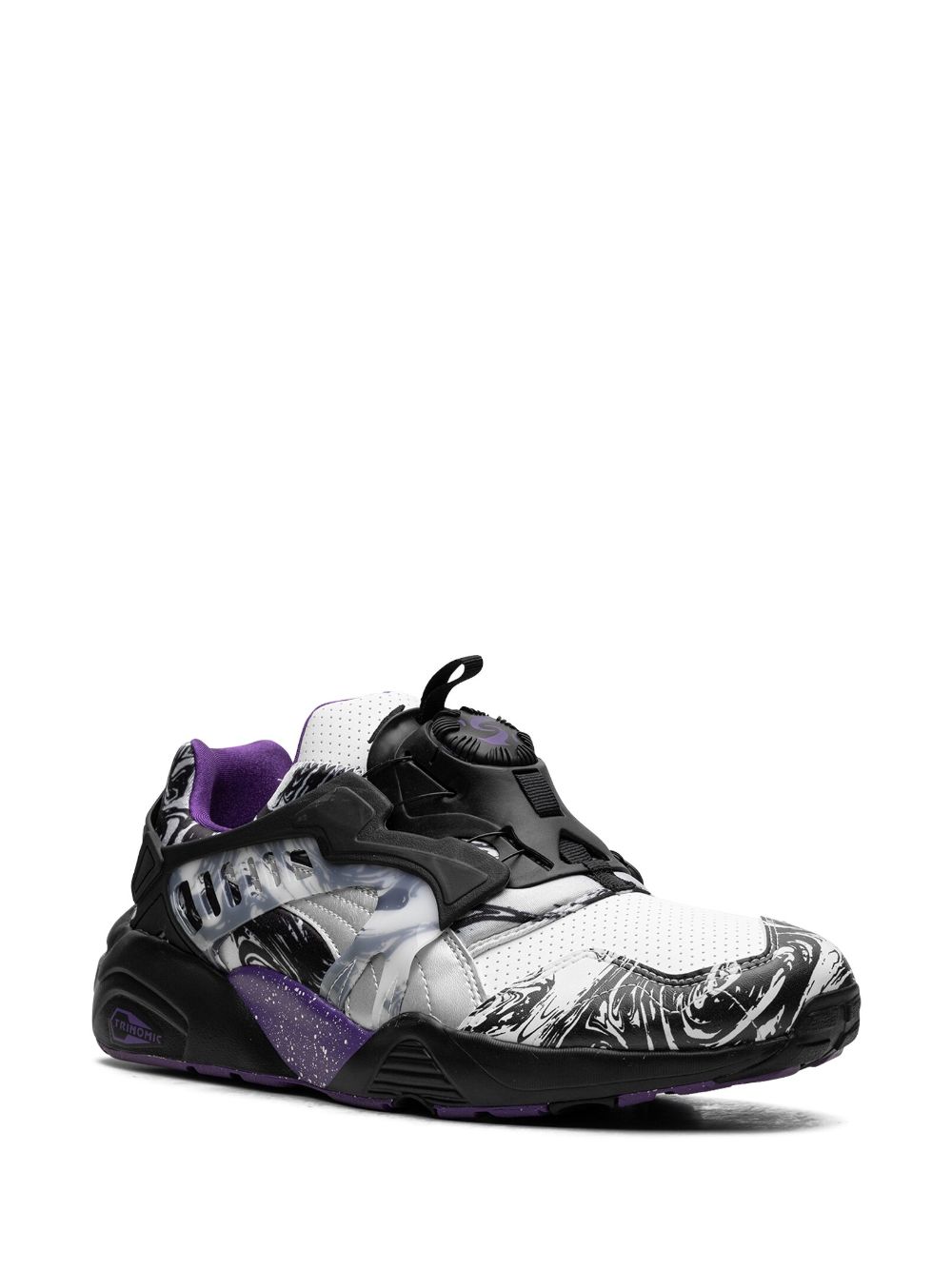 Shop Puma X Atmos Disc Blaze "suminagashi" Sneakers In White