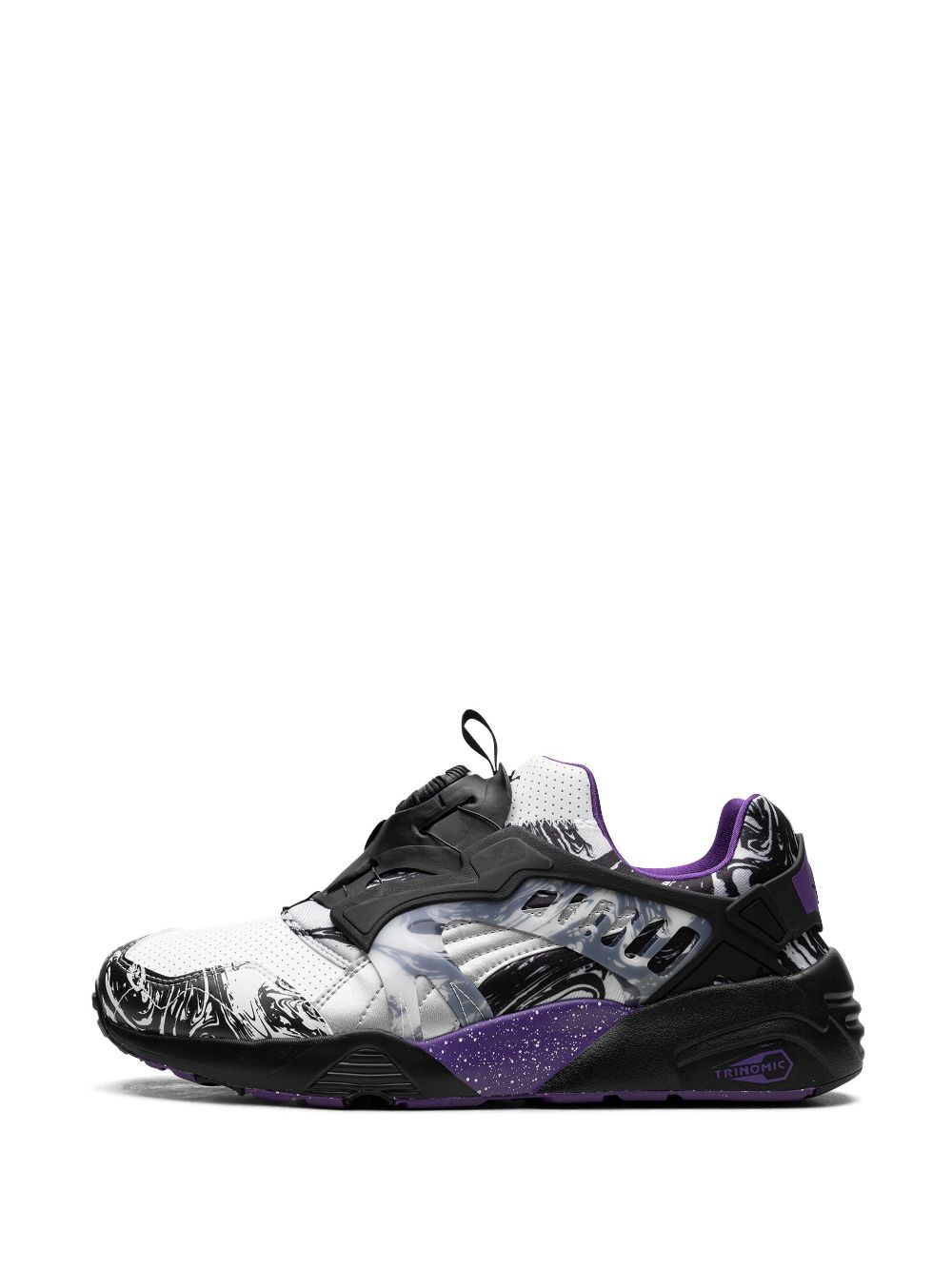 Shop Puma X Atmos Disc Blaze "suminagashi" Sneakers In White