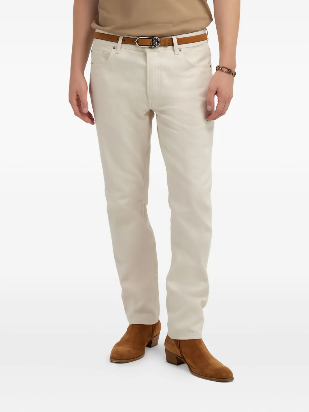 Roberto Cavalli Broek met vijf zakken - Beige