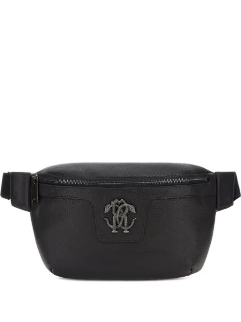 Roberto Cavalli sac banane à logo appliqué