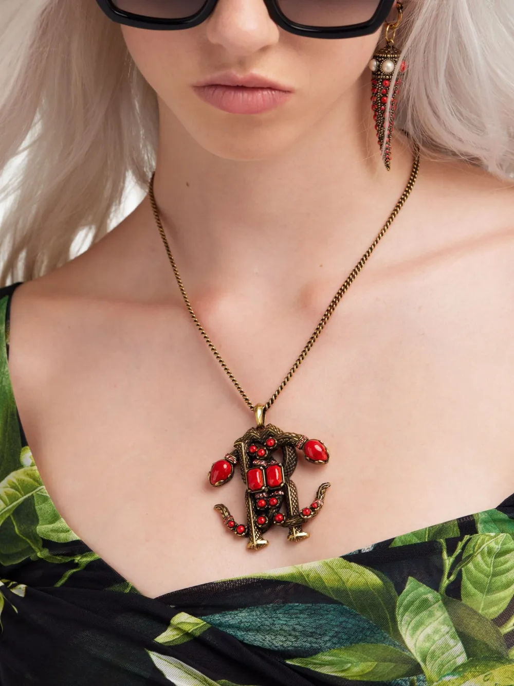 Roberto Cavalli Halsketting met hanger - Goud