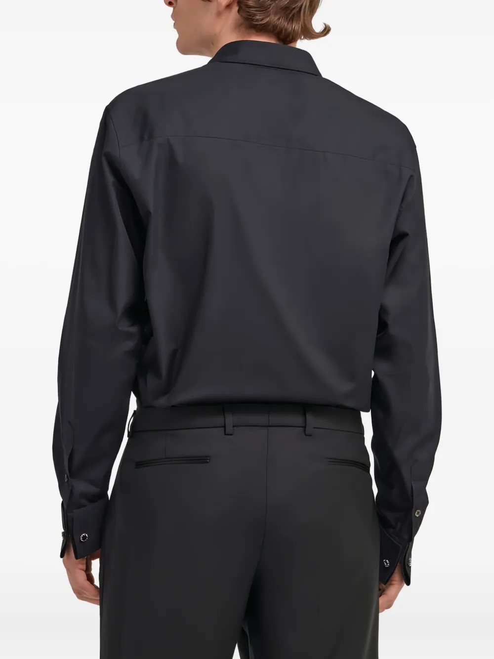 Roberto Cavalli Zebra-print Buttoned Shirt In Black