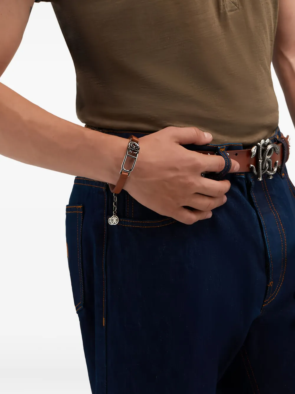 Roberto Cavalli Bracciale con monogramma RC | Image 2