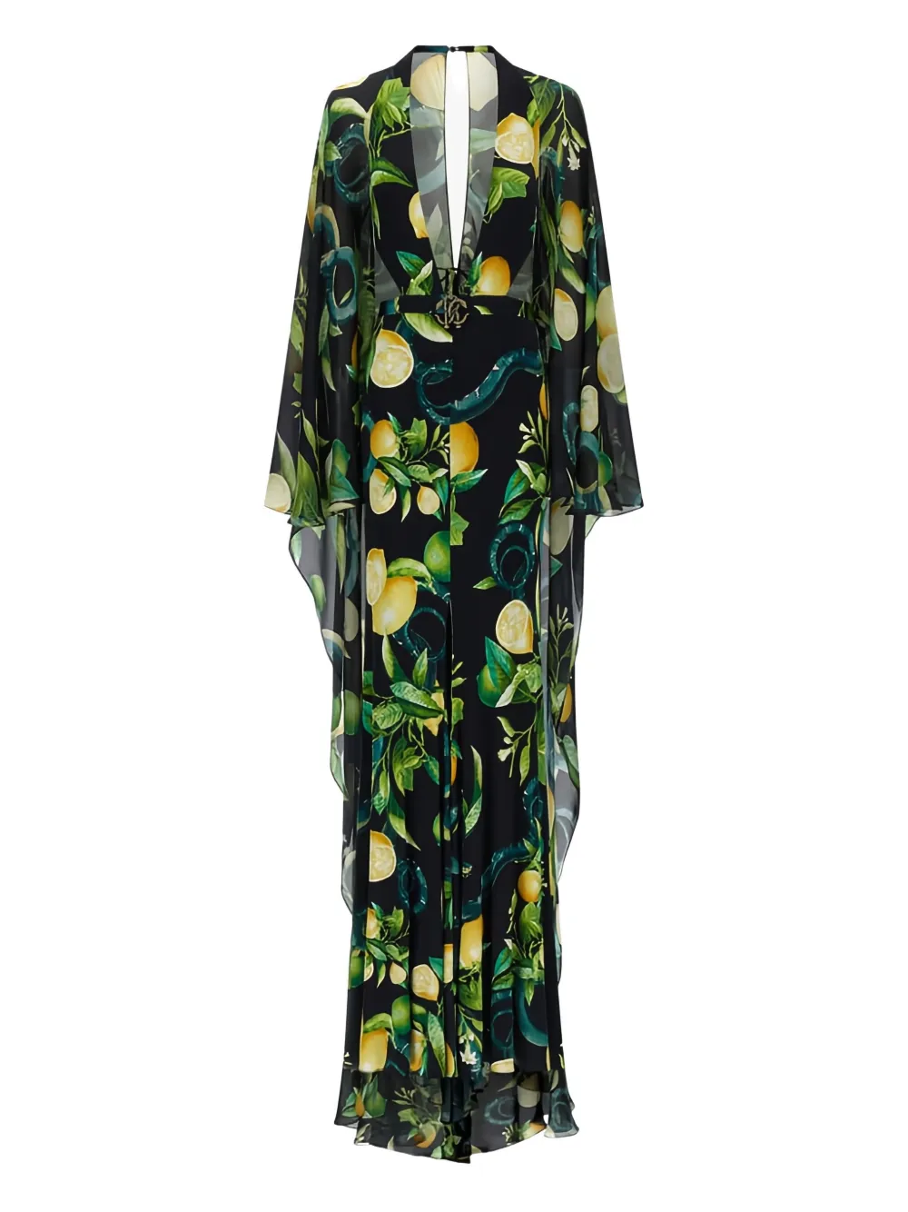 Roberto Cavalli lemon-print dress | Black | Image 1