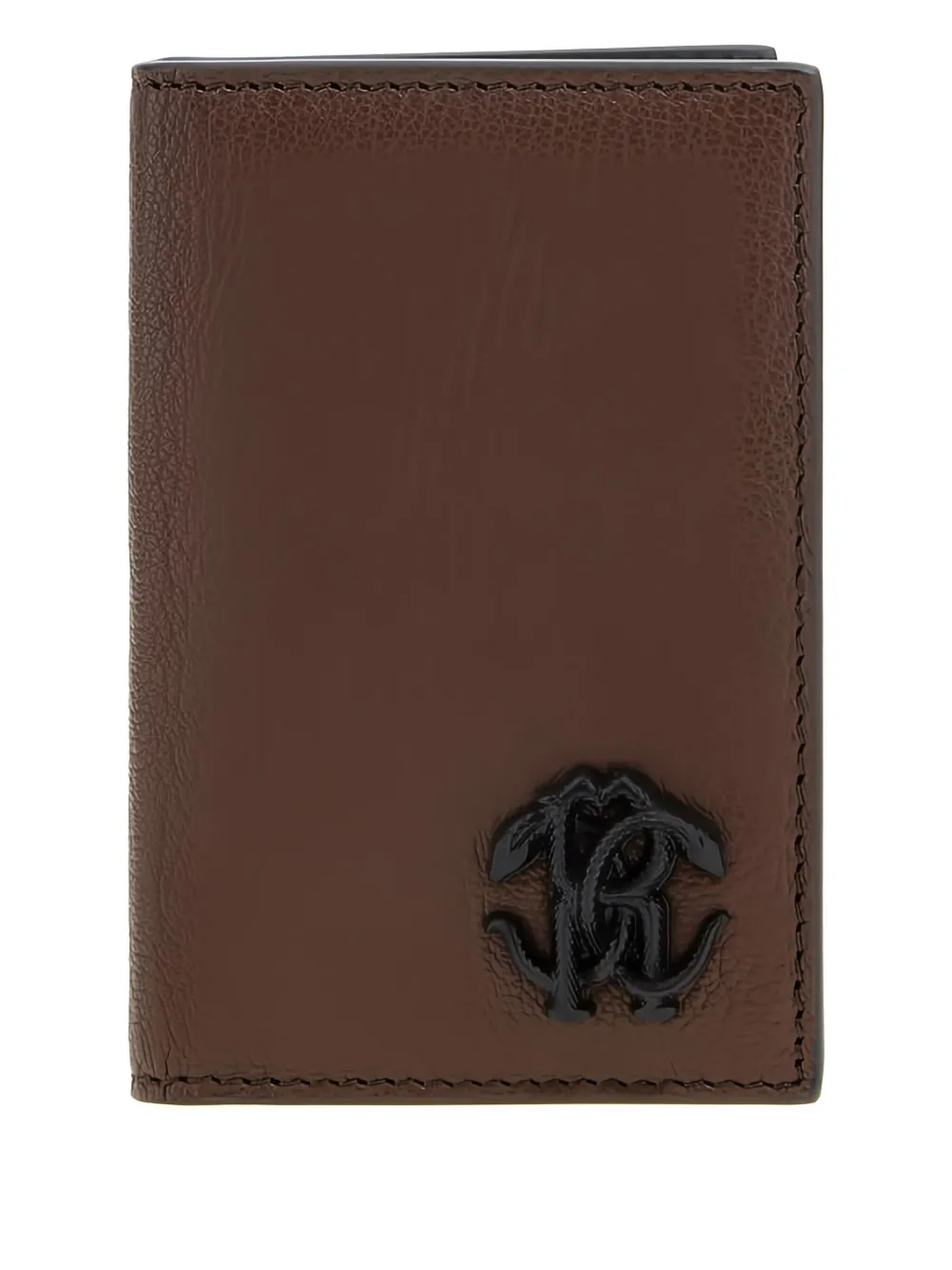 Roberto Cavalli logo-plaque leather wallet | Brown | Image 1