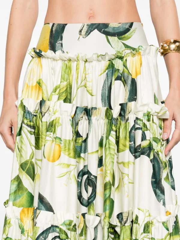 Roberto Cavalli Western Fringe Skirt (S-M) — sororité.