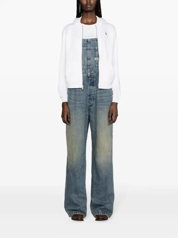 Polo Ralph Lauren Polo Pony zip-up Hoodie | White | FARFETCH ZA