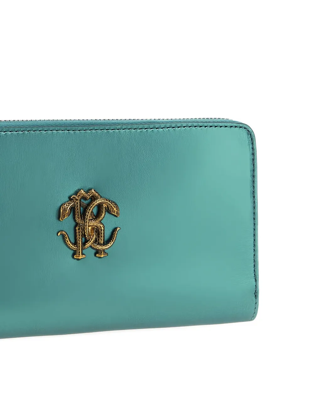 Roberto Cavalli Portemonnee met rits Blauw