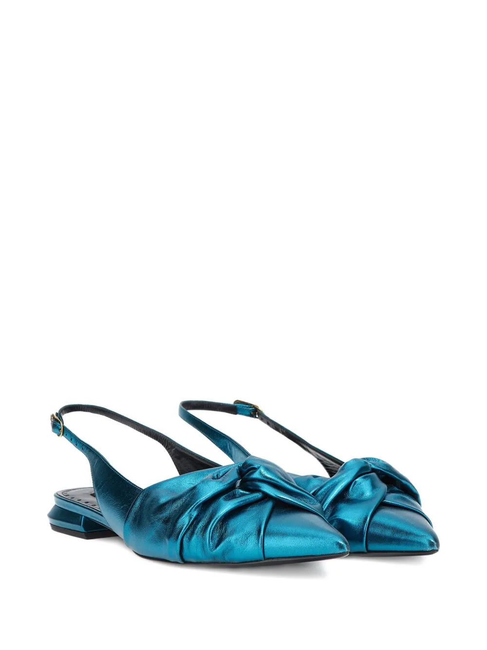 Roberto Cavalli Pumps met geknoopt detail en puntige neus Blauw
