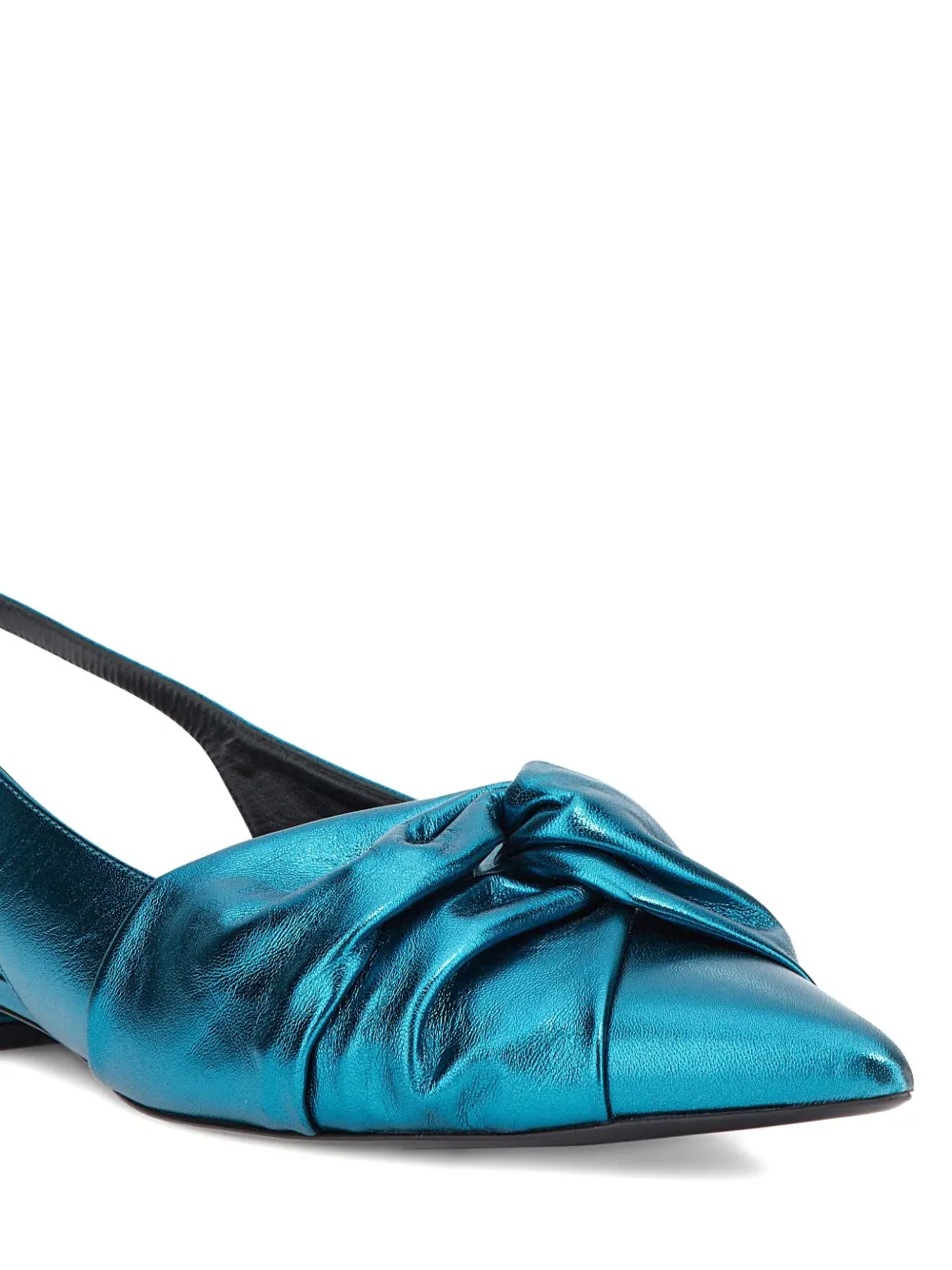 Roberto Cavalli Pumps met geknoopt detail en puntige neus Blauw
