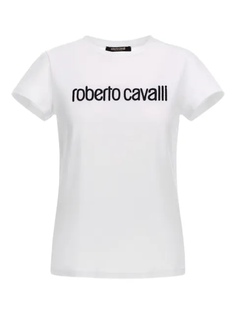 Roberto Cavalli logo-print T-Shirt