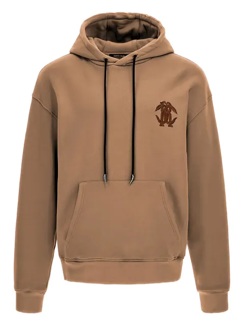 Roberto Cavalli logo-embroidered hoodie