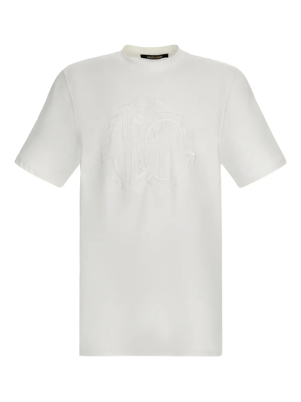 Roberto Cavalli logo-detail short-sleeve T-shirt | White | Image 1