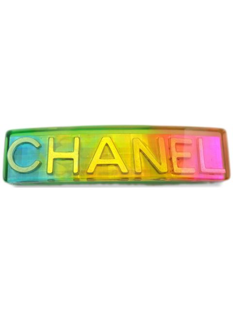 CHANEL 1997 logo-embellished hair clip Women