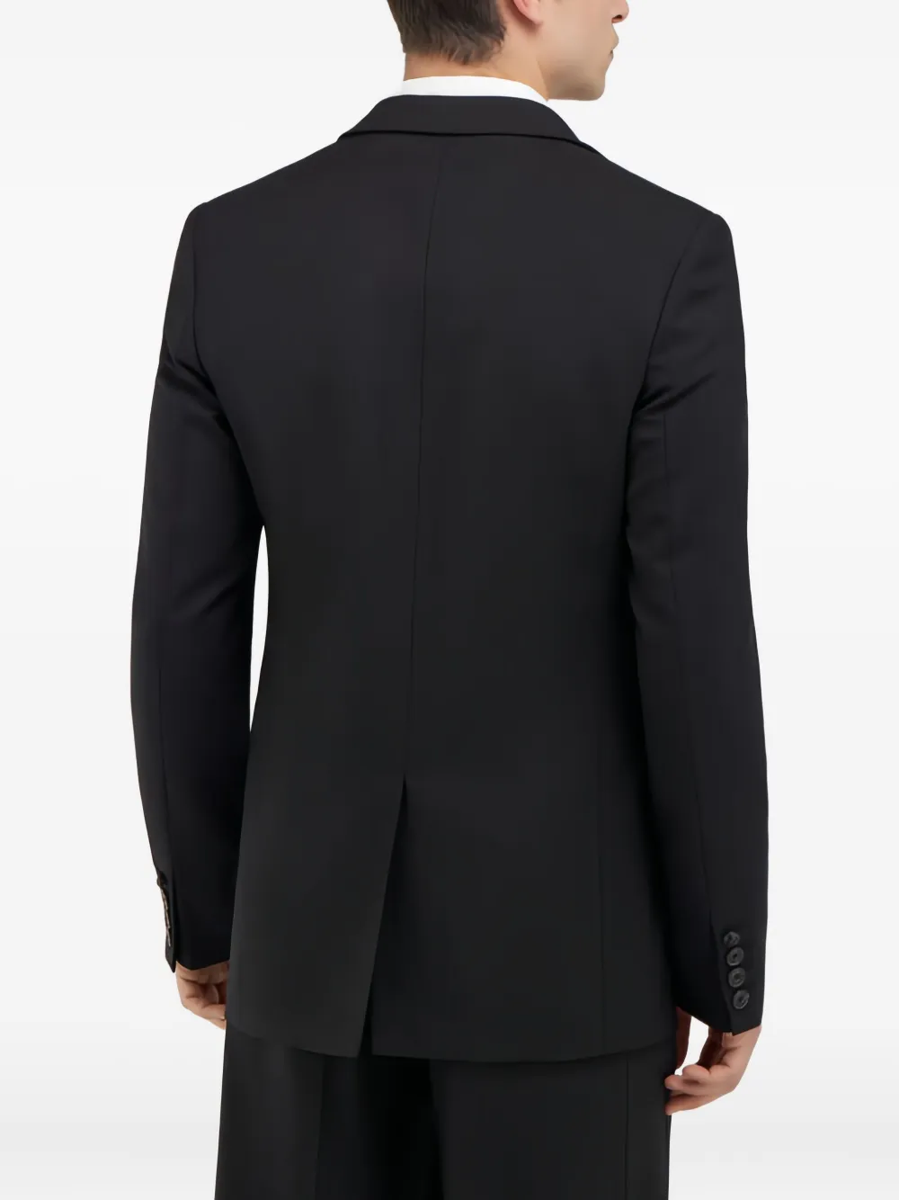 Roberto Cavalli Wool Suit Jacket In Black