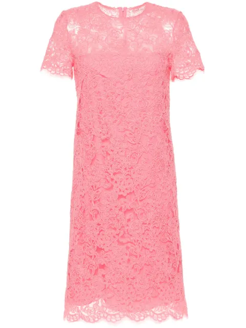 Ermanno Scervino floral-appliqué midi dress