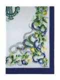 Roberto Cavalli snake-print scarf - White