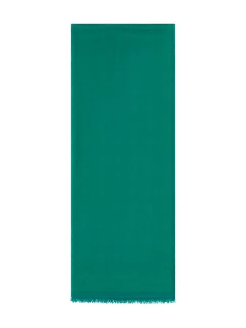 Roberto Cavalli fringed patterned scarf