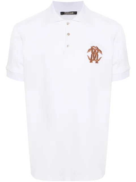 Roberto Cavalli logo-embroidered polo shirt