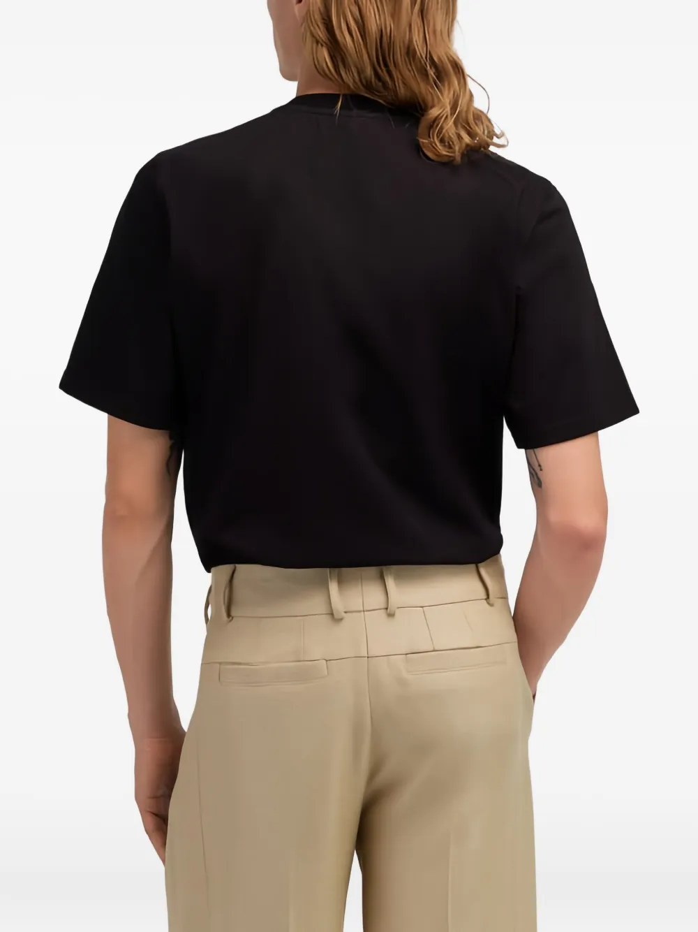 Roberto Cavalli Cotton T-shirt In Black