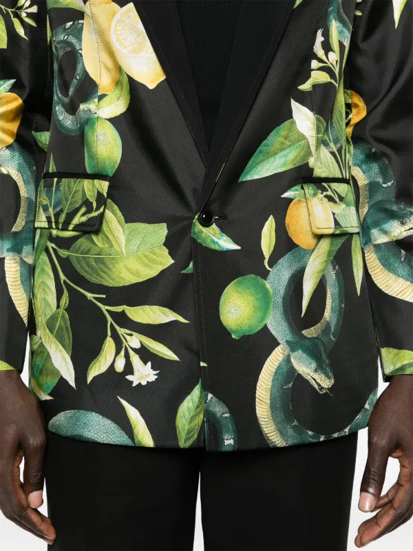 Roberto Cavalli シルク ジャケット | ブラック | FARFETCH JP