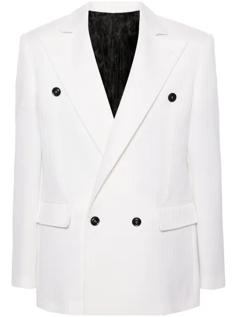 Roberto Cavalli double-breasted virgin-wool blazer