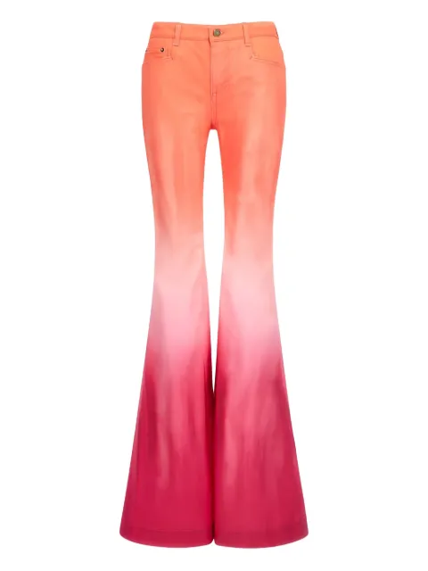 Roberto Cavalli ombre-effect flare jeans