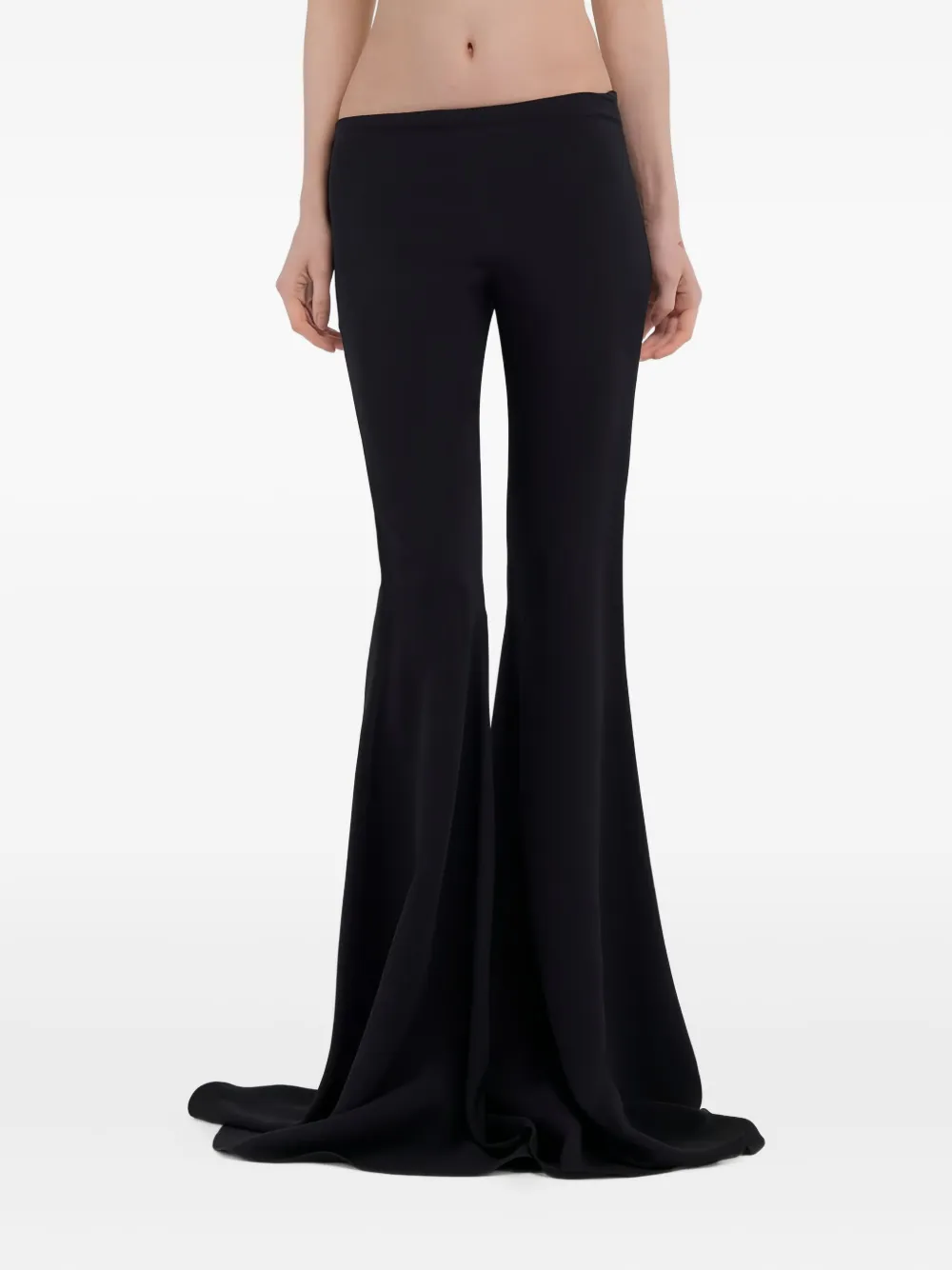 Roberto Cavalli Flared-leg Trousers In Black