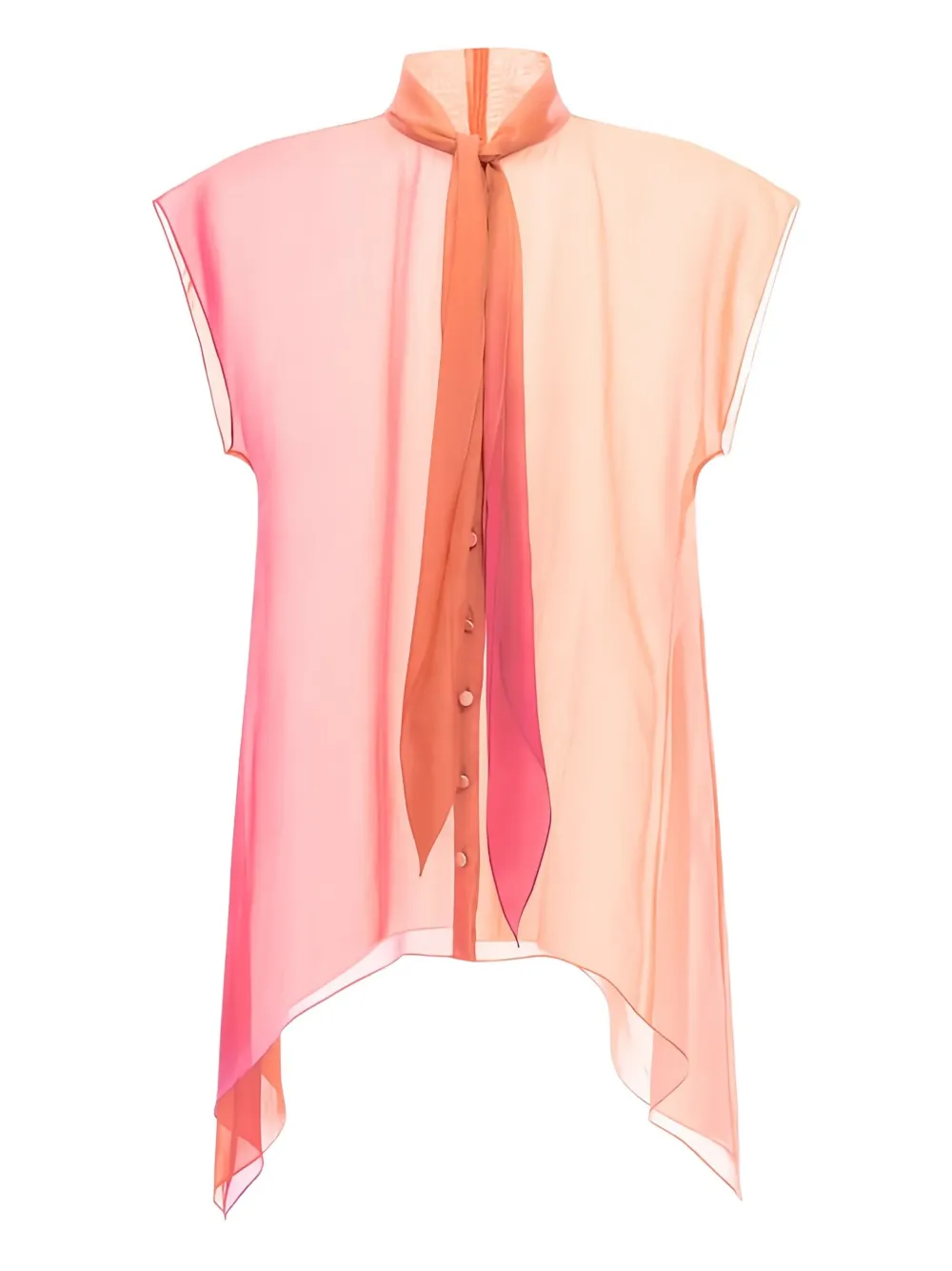 Roberto Cavalli neck-tie blouse | Pink | Image 1