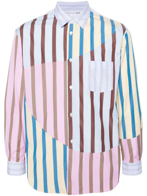 Comme Des Garçons Shirt camisa con diseño patchwork