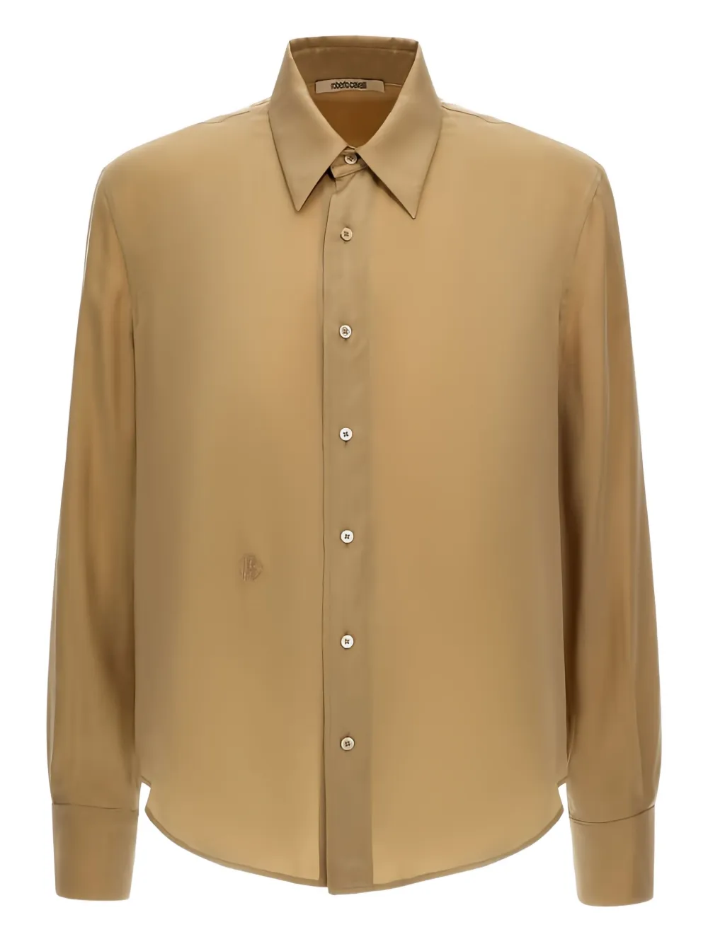 Roberto Cavalli long-sleeve button-down shirt | Neutrals | Image 1