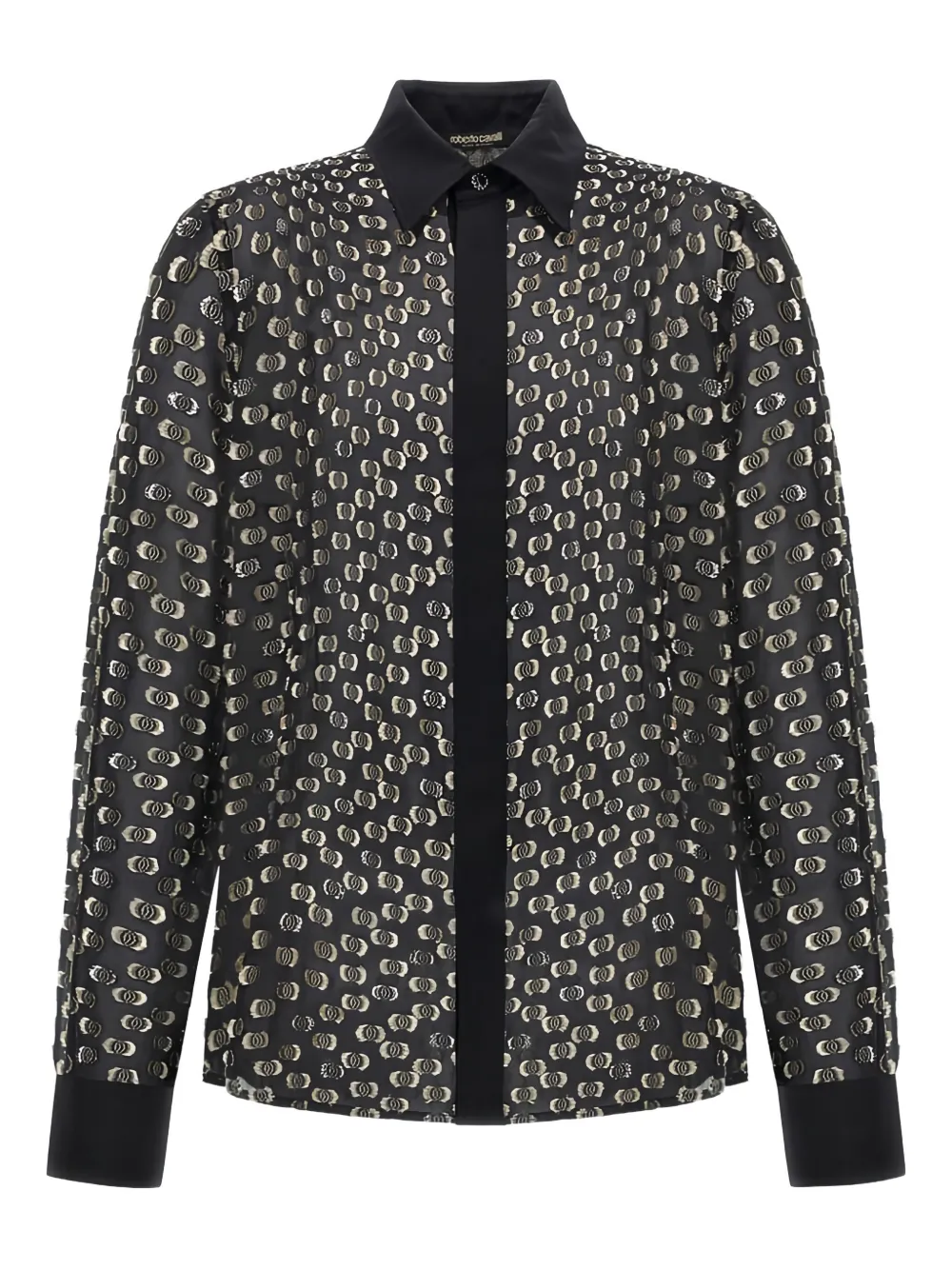 Roberto Cavalli patterned shirt | Black | Image 1