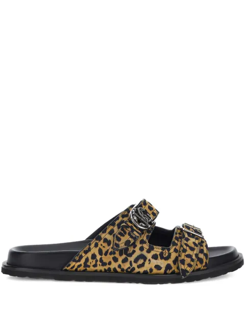 Roberto Cavalli leopard-print sandals