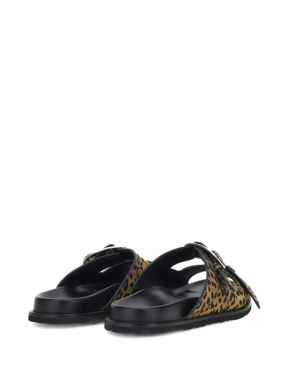 Roberto Cavalli Sandalen met luipaardprint Bruin