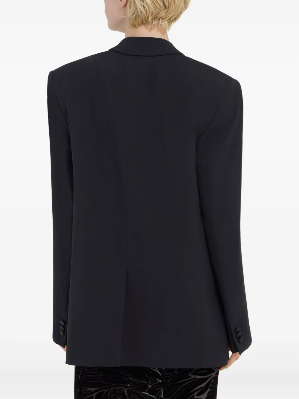 Roberto Cavalli Blazer met schoudervullingen Zwart