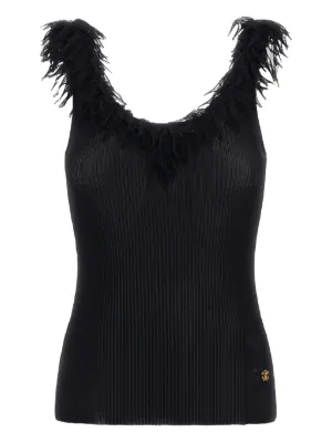 Valentino Garavani ルレックス ニットトップ | ブラック | FARFETCH JP