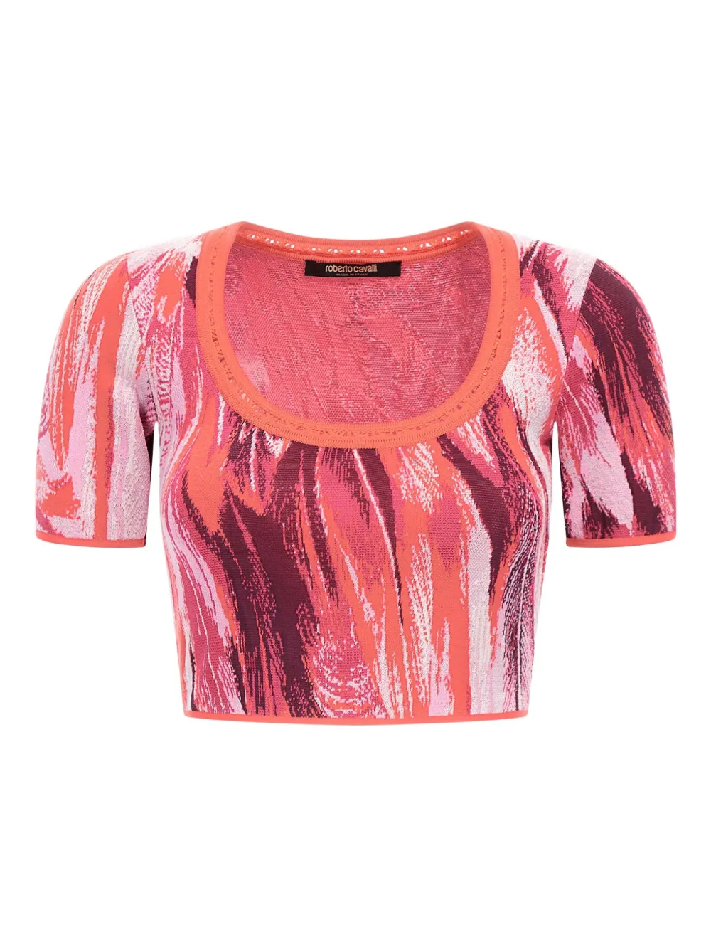 Roberto Cavalli short-sleeve cropped top