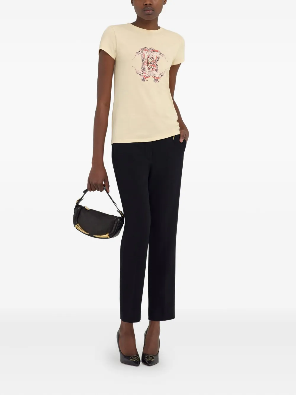 Roberto Cavalli floral-logo T-shirt | T-Shirts & Jersey Shirts | Image 2
