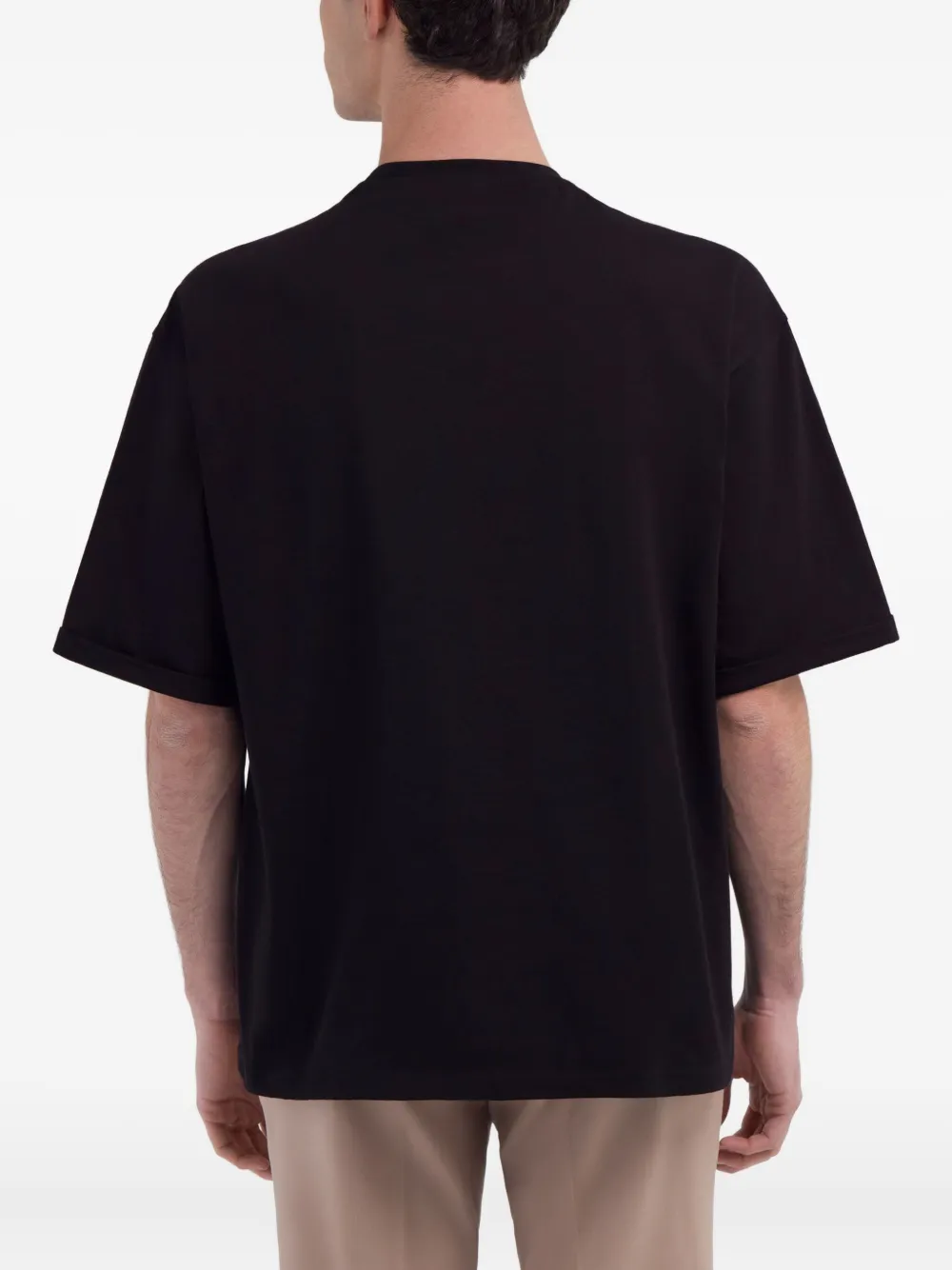 Roberto Cavalli Jersey T-shirt Zwart