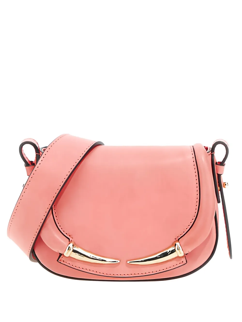Roberto Cavalli Fang Bang Curved-horn Shoulder Bag