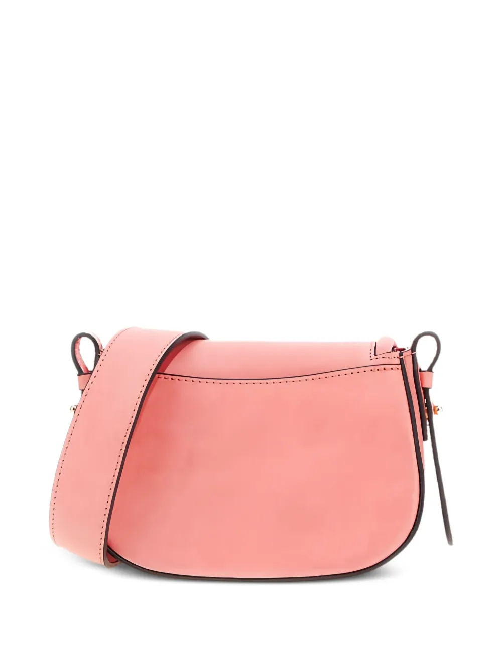 Roberto Cavalli Fang Bang schoudertas met gewelfde hoorn 02502 PINK