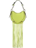 Roberto Cavalli Fang fringe shoulder bag - Green