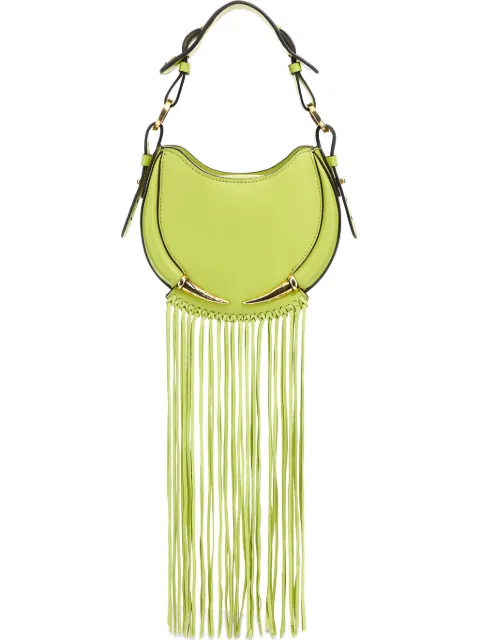 Roberto Cavalli Fang fringe shoulder bag
