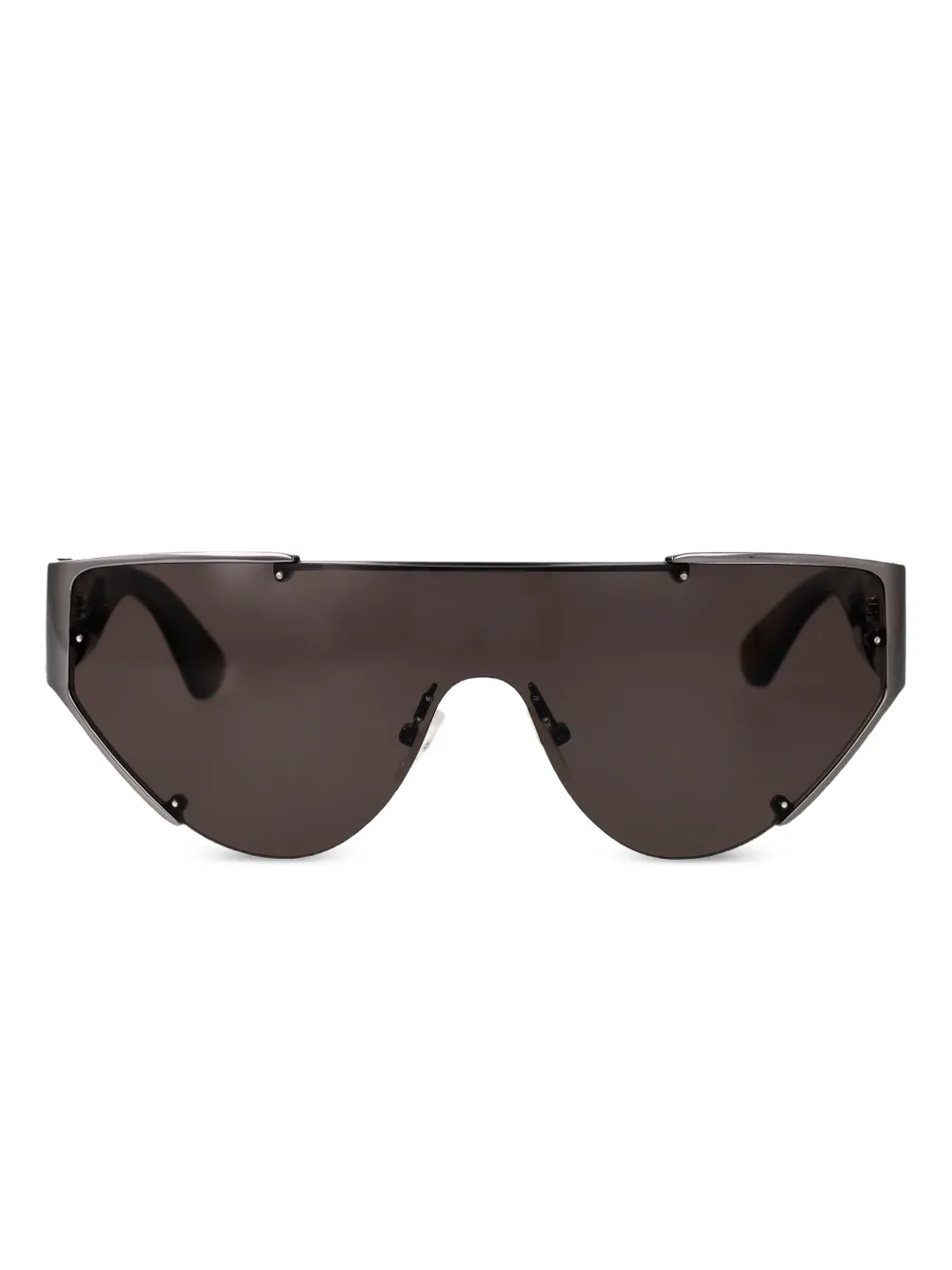 Alexander McQueen Eyewear AMQ the grip shield-frame sunglasses | Black | Image 1