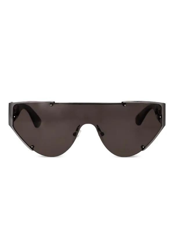 Alexander McQueen Eyewear AMQ シールドサングラス | ブラック